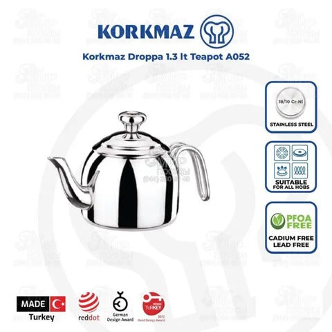 كوركماز ابريق شاي دروبا 1.3لتر