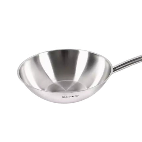 A1197 كوركماز مقلاة ووك ستيل برولاين 28سم