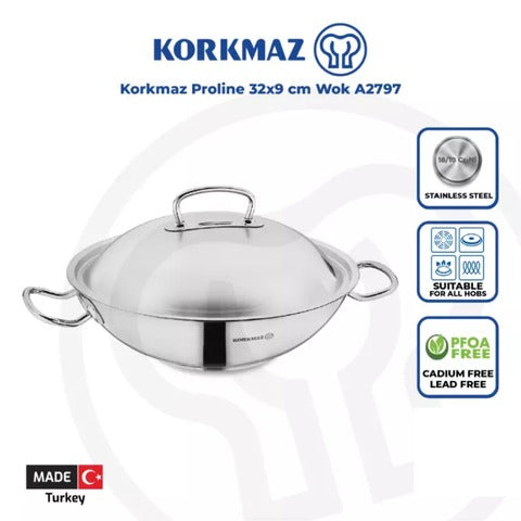 كوركماز ووك برولاين ستانلس 32*9 سم
