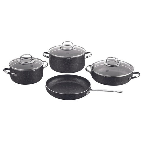 A1371 Korkmaz Galaxy Granite Cookware Set, 7 Pieces