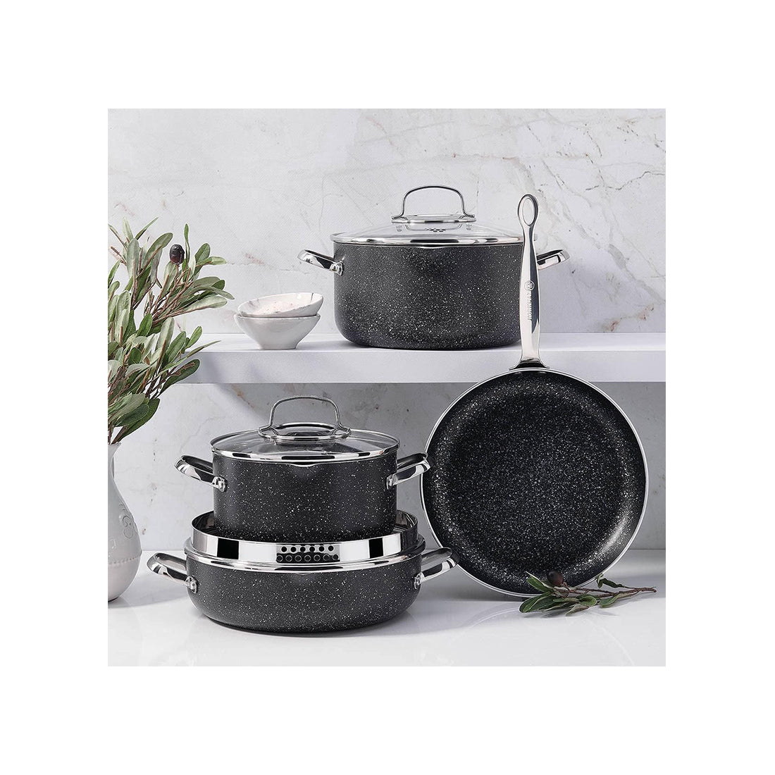 كوركماز طنجرة جرانيت جالاكسي منخفضة 28*7.5 سم