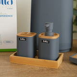 جوليا طقم حمام 5 قطع رمادي