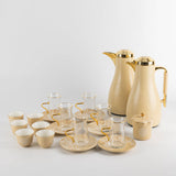 Octara Full Hospitality Set 21 Pieces - Ivory + Gold
