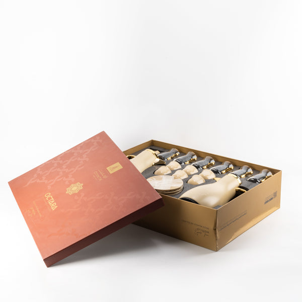 Octara Full Hospitality Set 21 Pieces - Ivory + Gold