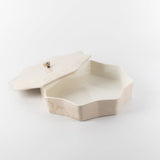 Large Date Box from Octara - Beige + Silver