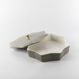 Large date box by Octara – grey + gold