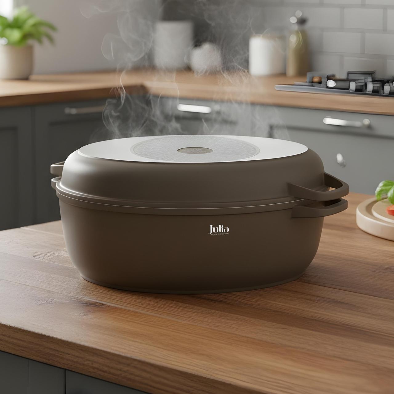 جوليا طنجرة روستر ايليت برو بني 39 سم