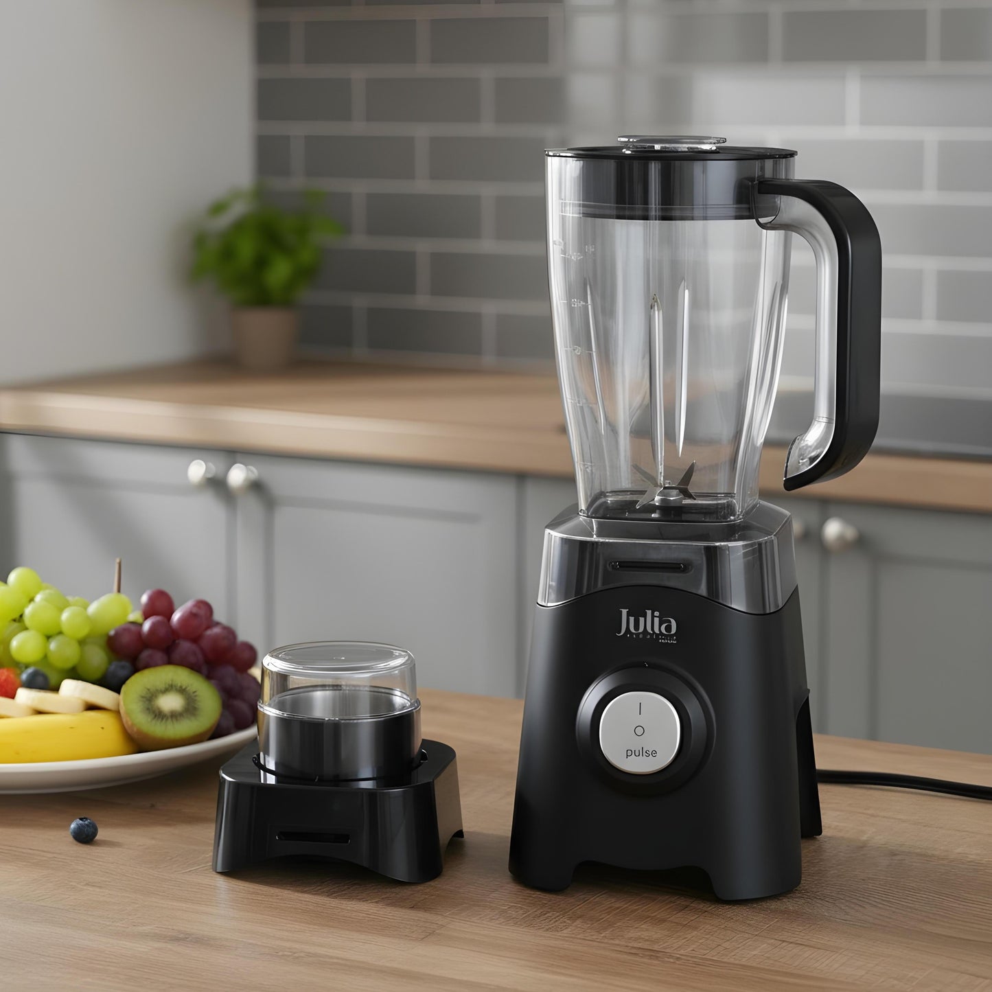 جوليا خلاط كهربائي و مطحنة اسود 600 واط