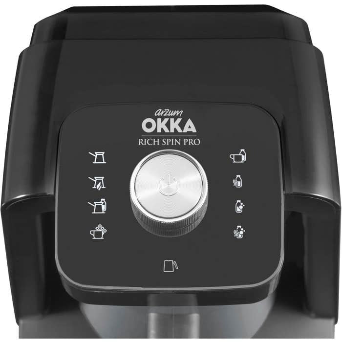 Ok0026-RK ارزوم ماكينة قهوة 5 كوب اسود وفضي