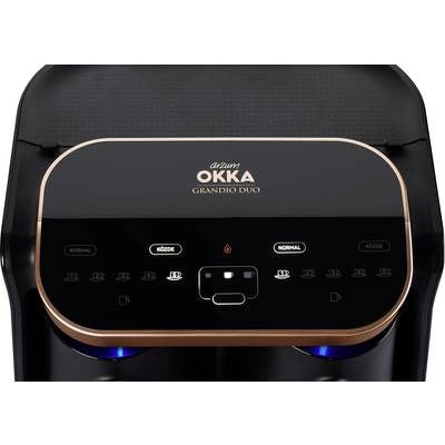 Ok007 ارزوم ماكينة قهوة 10 اكواب اسود