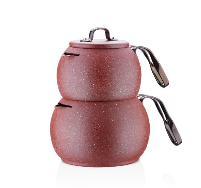A231 Korkmaz Terracotta Teapot Set