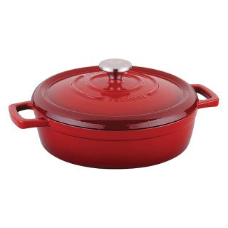 A2849-1 كوركماز طنجرة كاستا جريل منخفضة 26سم احمر