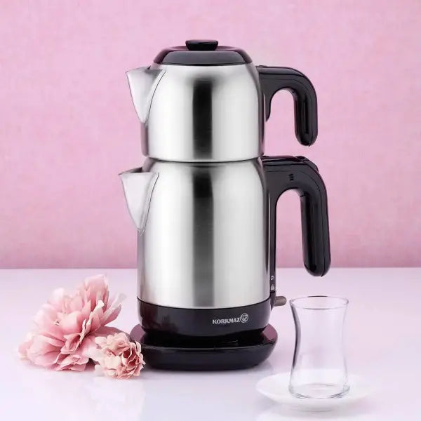 A369 كوركماز ديمتيز ساتان إبريق شاي كهربائي