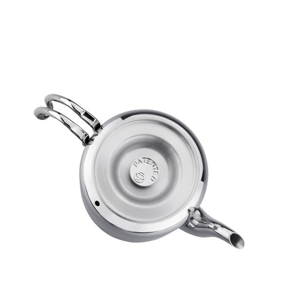 A227-01 Korkmaz Erna Steel Teapot Set, Silver